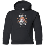 Sweatshirts Black / YS Wanted Pirate Forever Youth Hoodie