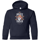 Sweatshirts Navy / YS Wanted Pirate Forever Youth Hoodie