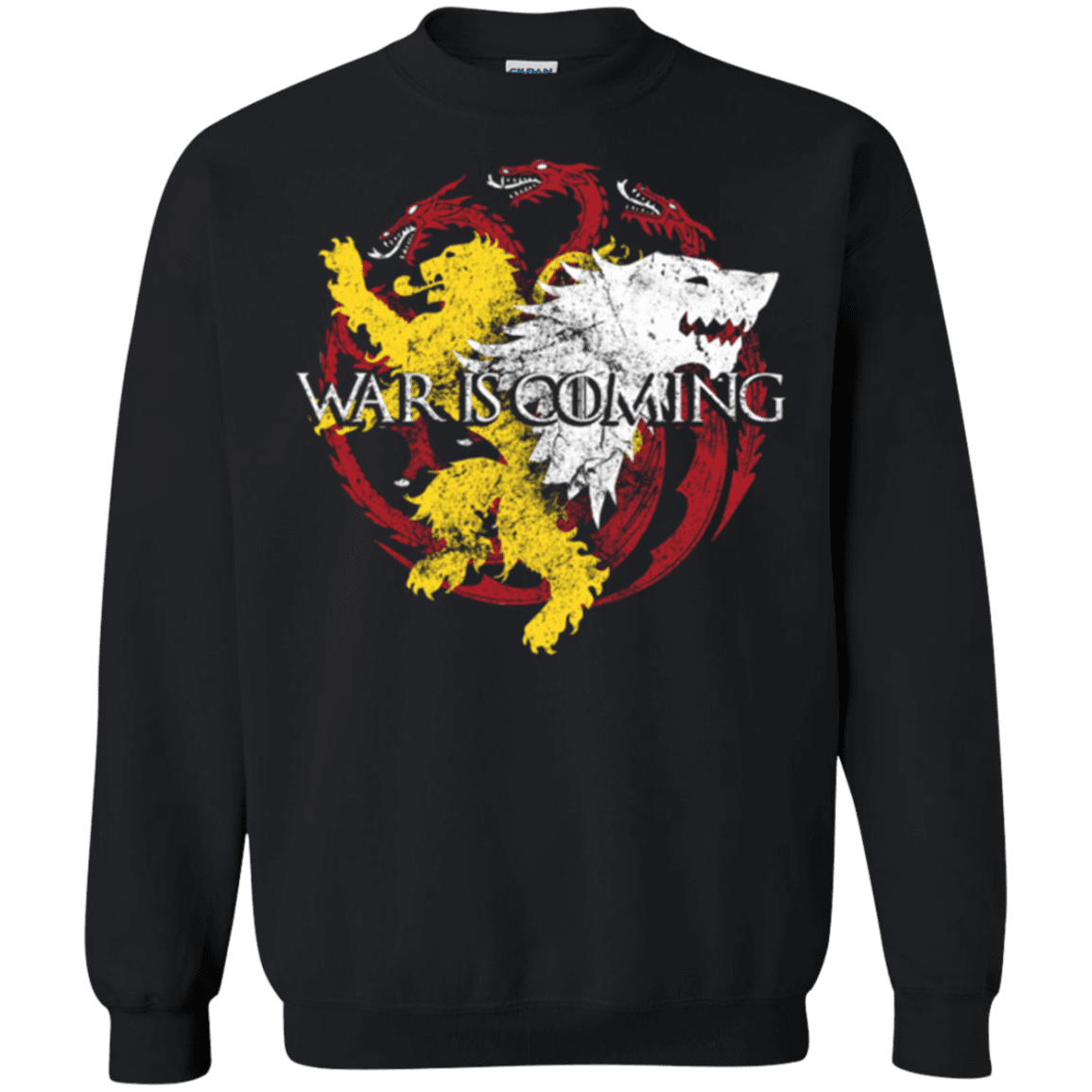 Sweatshirts Black / Small War is Coming Crewneck Sweatshirt