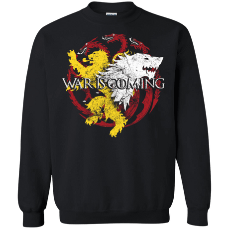 Sweatshirts Black / Small War is Coming Crewneck Sweatshirt