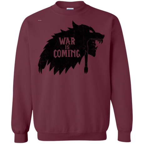 Sweatshirts Maroon / S War is Coming Crewneck Sweatshirt