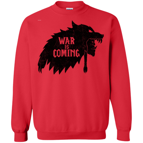 Sweatshirts Red / S War is Coming Crewneck Sweatshirt