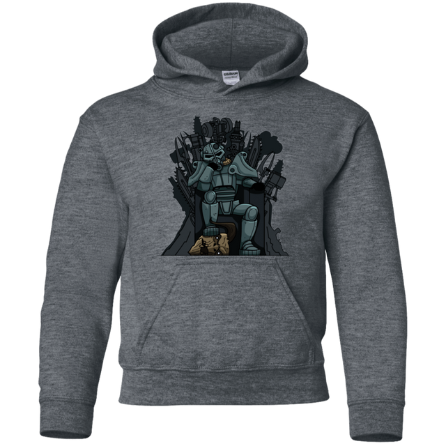 Sweatshirts Dark Heather / YS War is Coming V2 Youth Hoodie