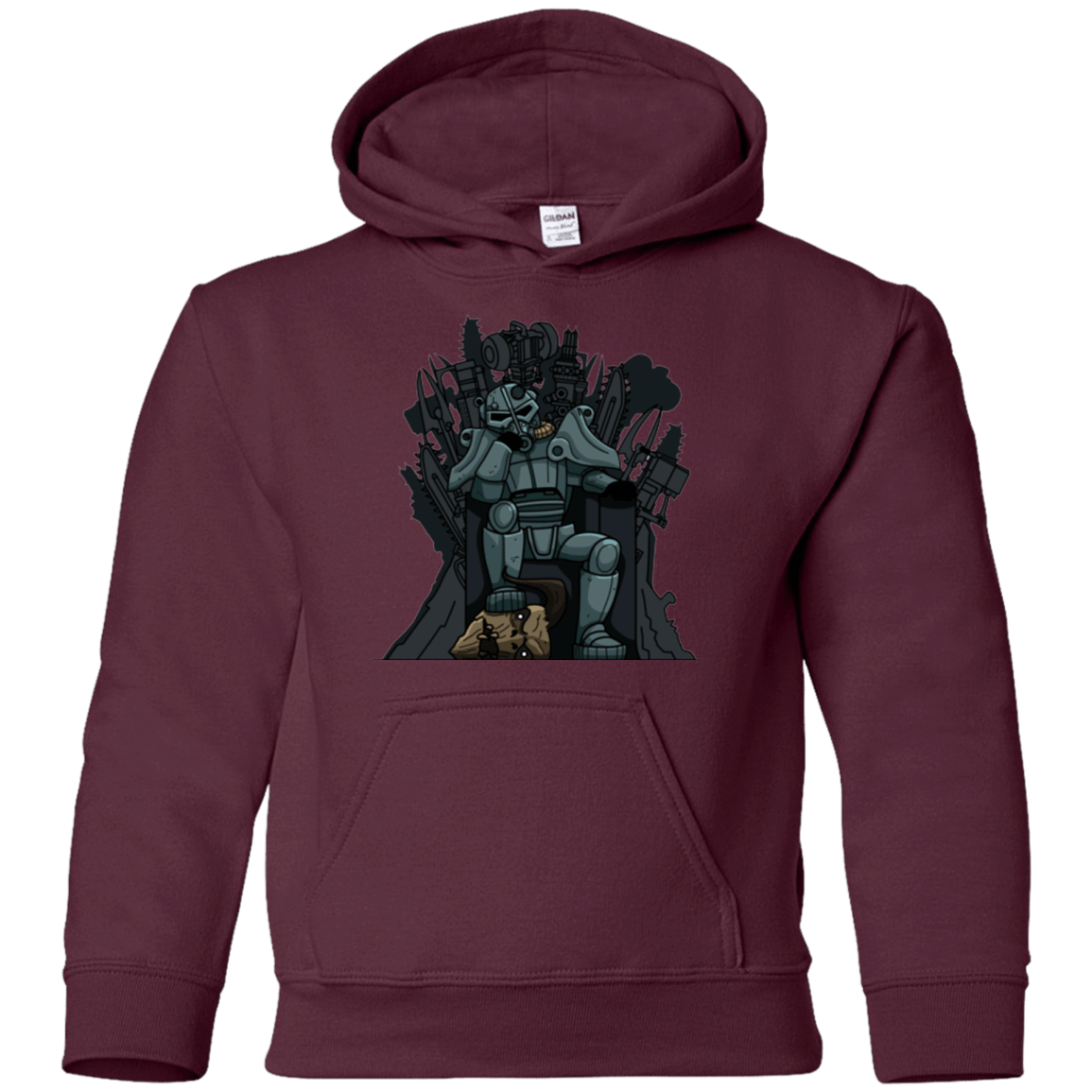 Sweatshirts Maroon / YS War is Coming V2 Youth Hoodie