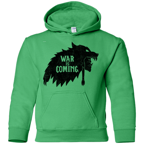 Sweatshirts Irish Green / YS War is Coming Youth Hoodie