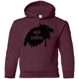 Sweatshirts Maroon / YS War is Coming Youth Hoodie