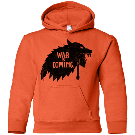 Sweatshirts Orange / YS War is Coming Youth Hoodie