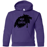 Sweatshirts Purple / YS War is Coming Youth Hoodie