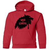 Sweatshirts Red / YS War is Coming Youth Hoodie