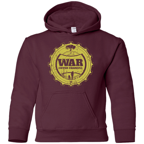 Sweatshirts Maroon / YS War never changes (2) Youth Hoodie