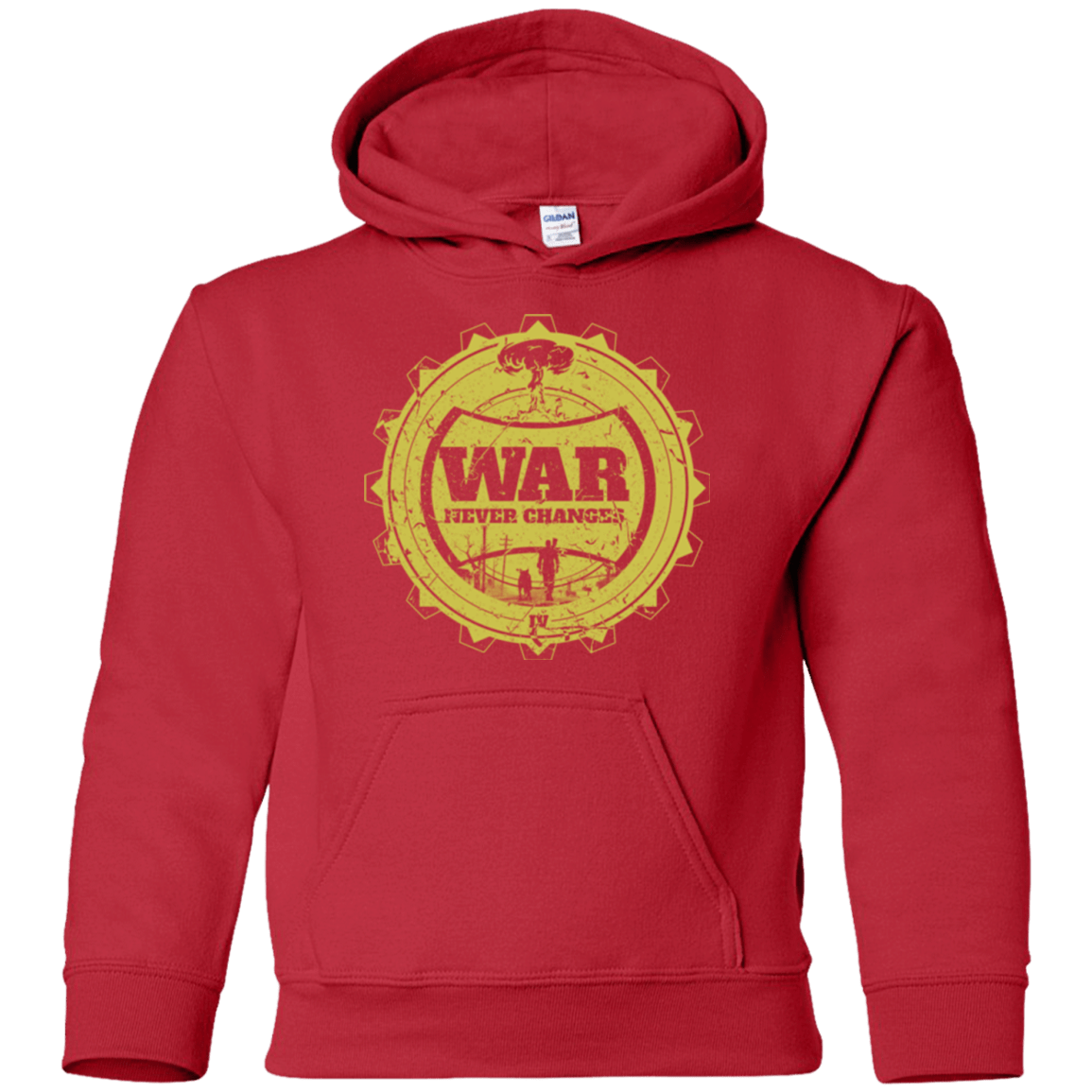 Sweatshirts Red / YS War never changes (2) Youth Hoodie