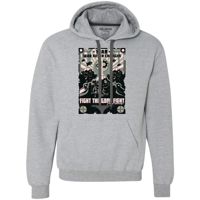 Sweatshirts Sport Grey / Small War Never Changes Premium Fleece Hoodie