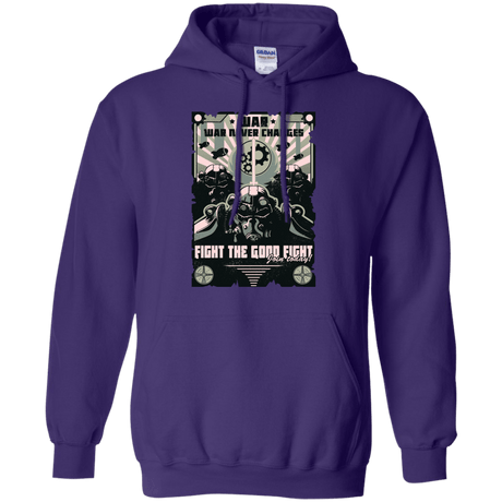 Sweatshirts Purple / Small War Never Changes Pullover Hoodie