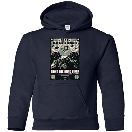 Sweatshirts Navy / YS War Never Changes Youth Hoodie