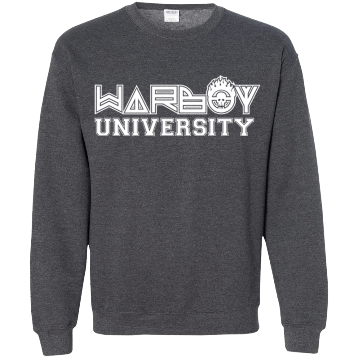 Sweatshirts Dark Heather / Small Warboy University Crewneck Sweatshirt