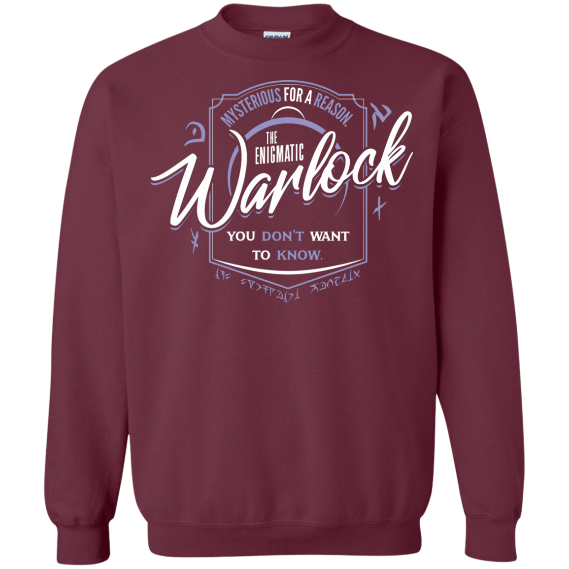 Sweatshirts Maroon / S Warlock Crewneck Sweatshirt