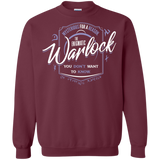 Sweatshirts Maroon / S Warlock Crewneck Sweatshirt