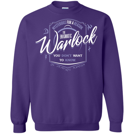 Sweatshirts Purple / S Warlock Crewneck Sweatshirt