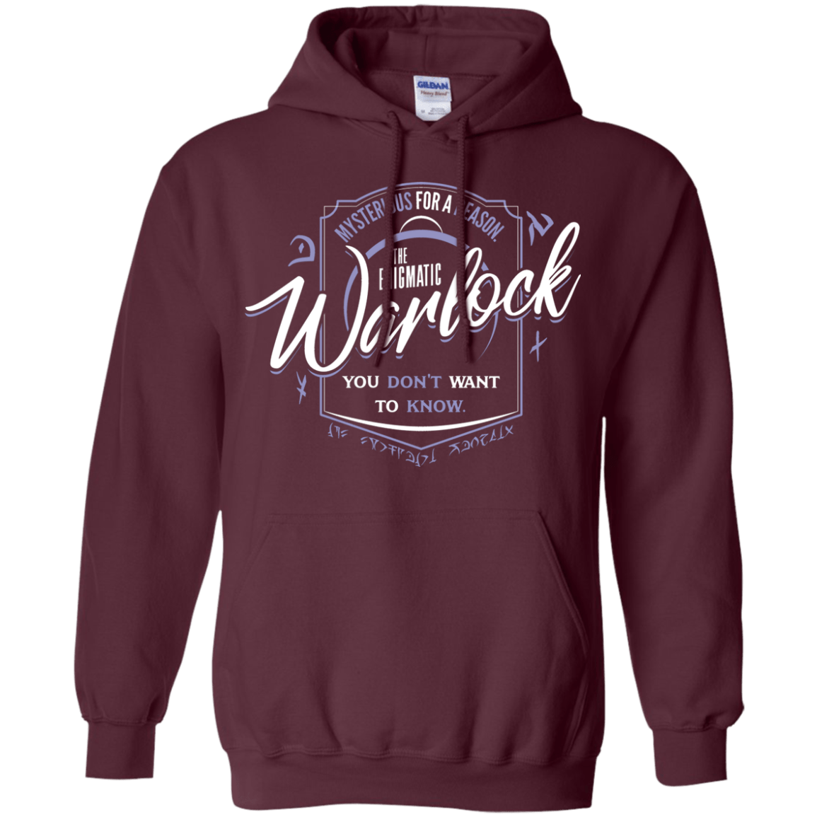 Sweatshirts Maroon / S Warlock Pullover Hoodie