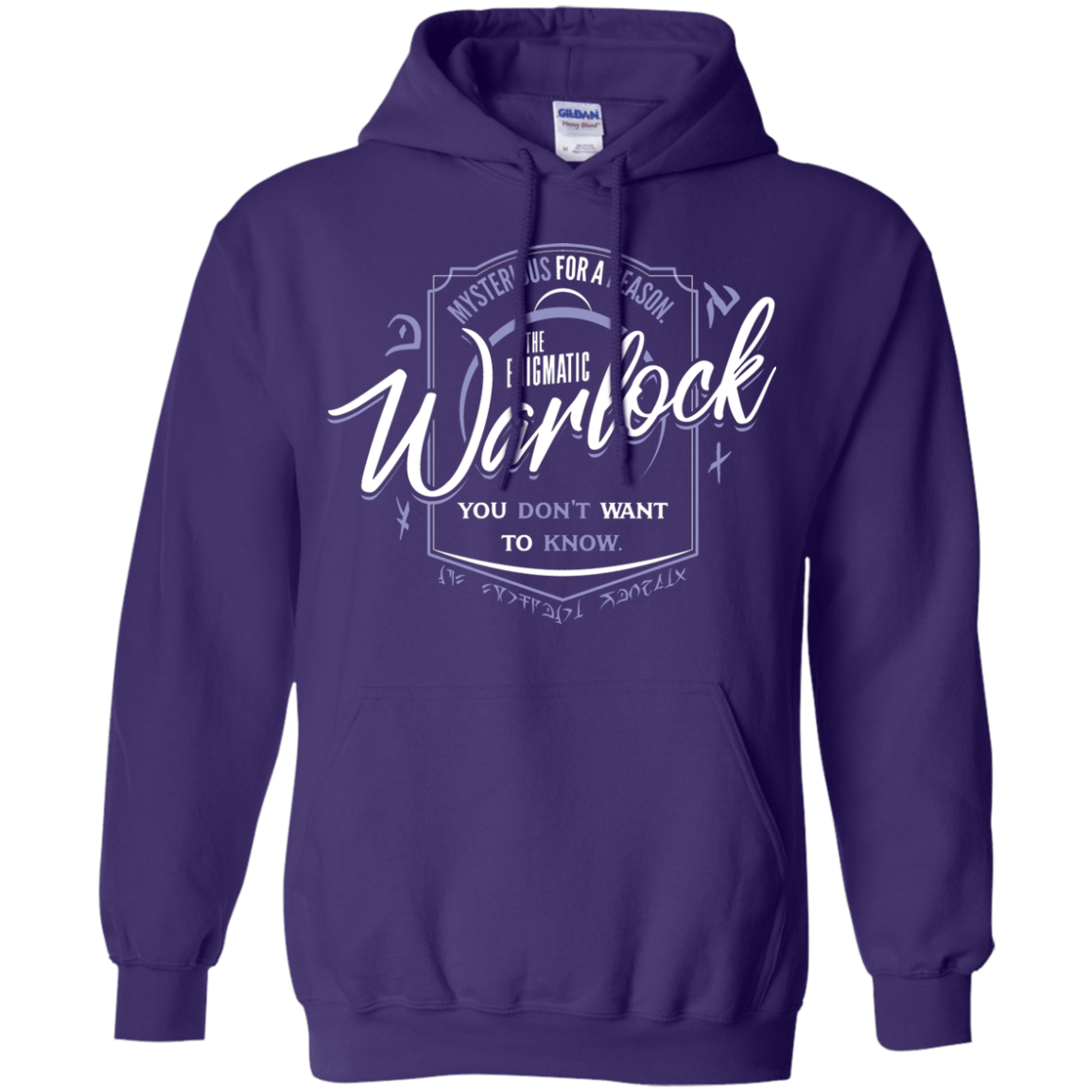 Sweatshirts Purple / S Warlock Pullover Hoodie
