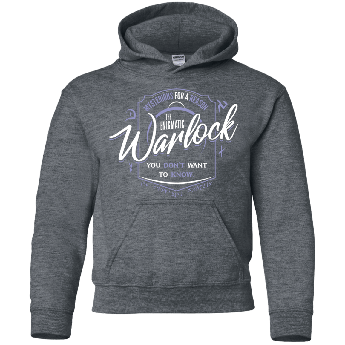 Sweatshirts Dark Heather / YS Warlock Youth Hoodie