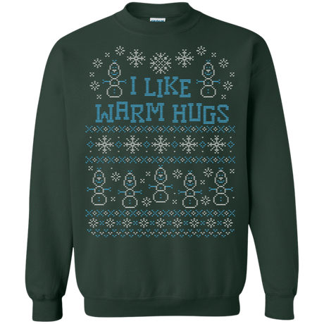 Sweatshirts Forest Green / Small Warmest Greetings Crewneck Sweatshirt