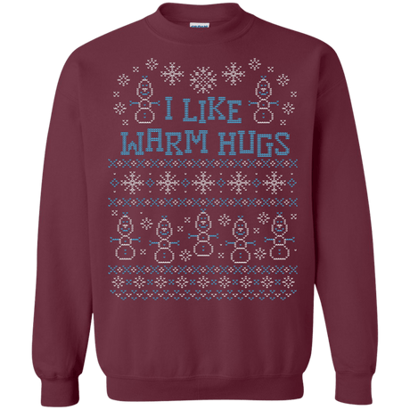 Sweatshirts Maroon / Small Warmest Greetings Crewneck Sweatshirt