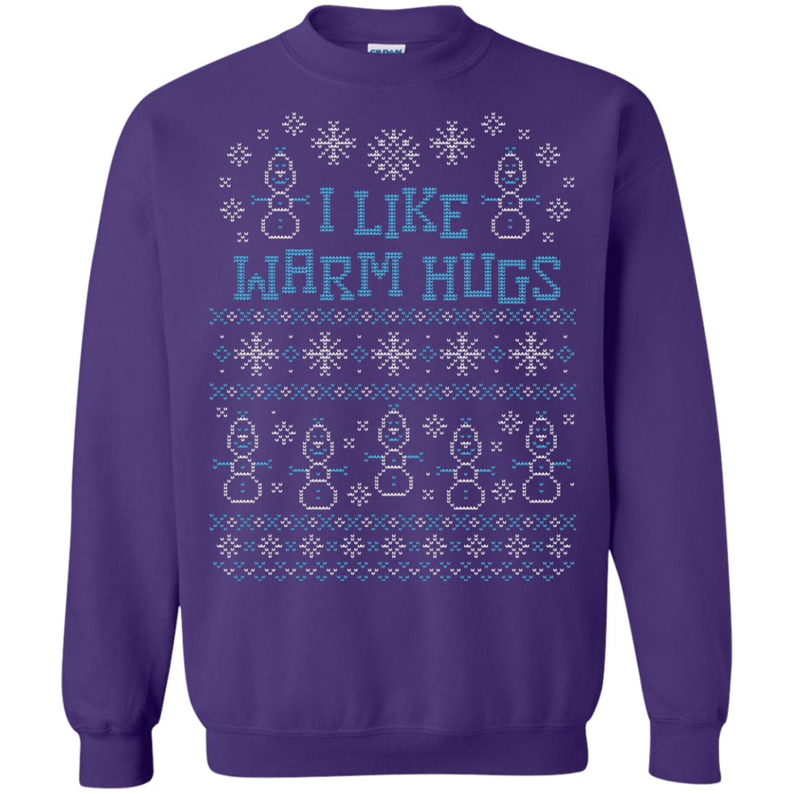 Sweatshirts Purple / Small Warmest Greetings Crewneck Sweatshirt