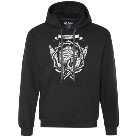 Sweatshirts Black / Small WARRIOR CREST Premium Fleece Hoodie