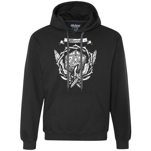 Sweatshirts Black / Small WARRIOR CREST Premium Fleece Hoodie