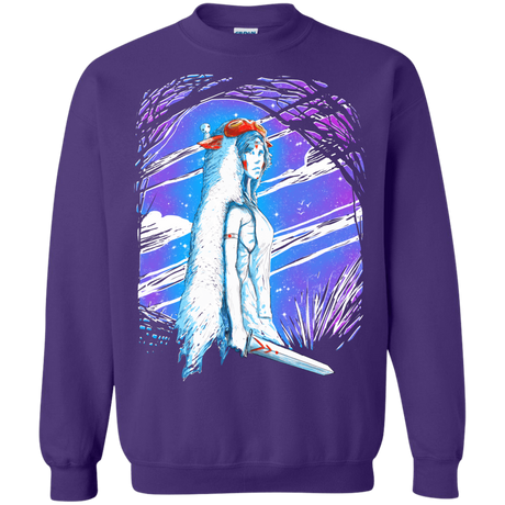 Sweatshirts Purple / S Warrior Princess Crewneck Sweatshirt