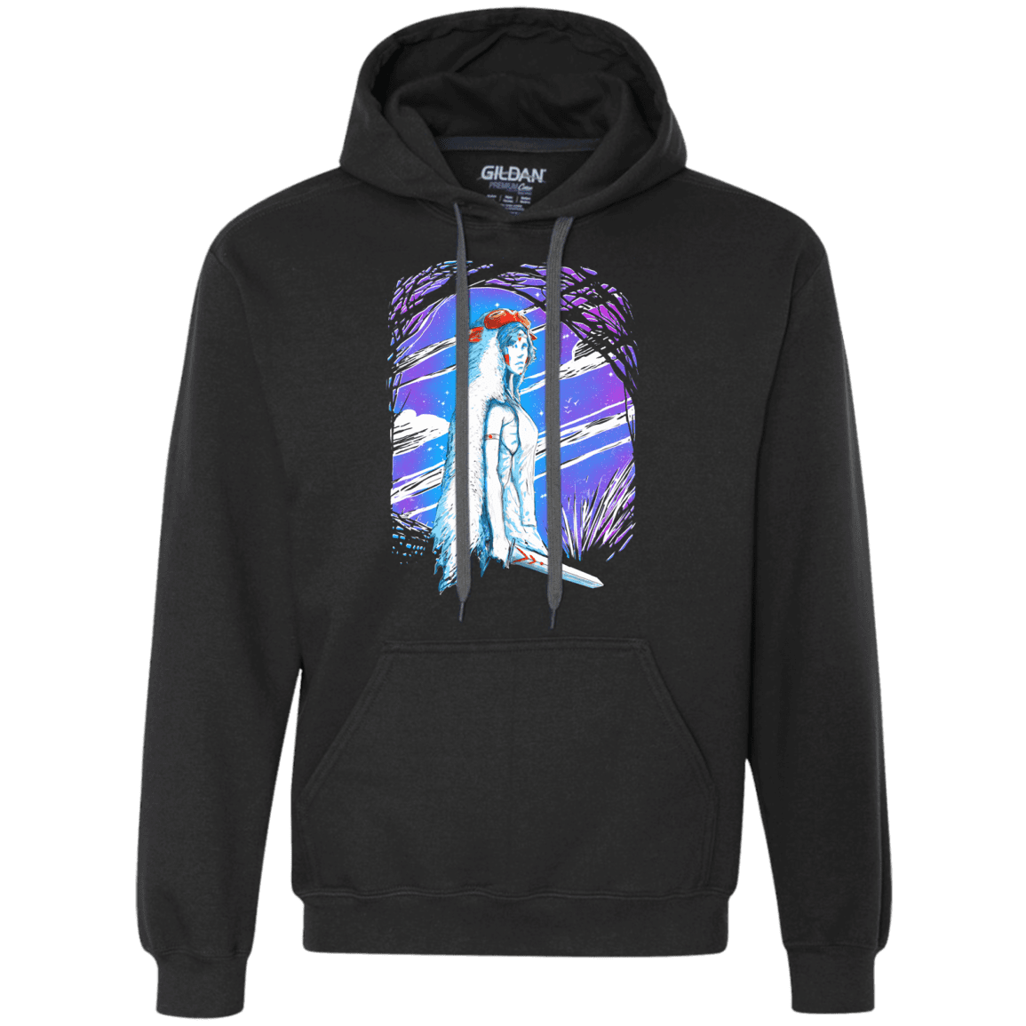 Sweatshirts Black / S Warrior Princess Premium Fleece Hoodie