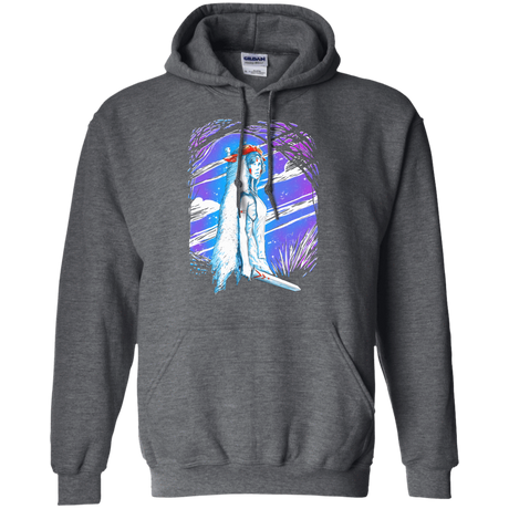 Sweatshirts Dark Heather / S Warrior Princess Pullover Hoodie