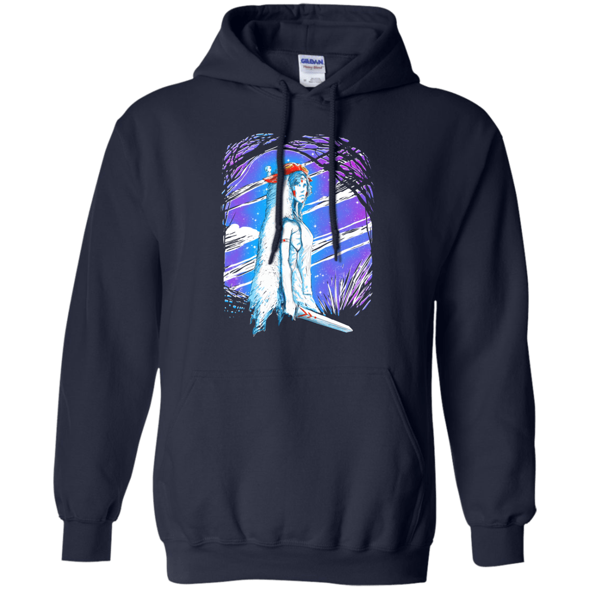 Sweatshirts Navy / S Warrior Princess Pullover Hoodie