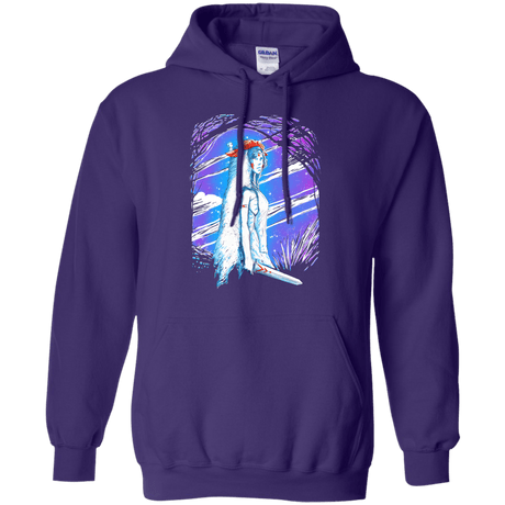 Sweatshirts Purple / S Warrior Princess Pullover Hoodie