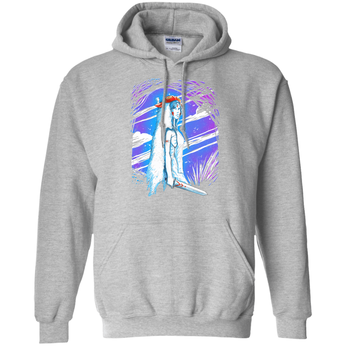 Sweatshirts Sport Grey / S Warrior Princess Pullover Hoodie