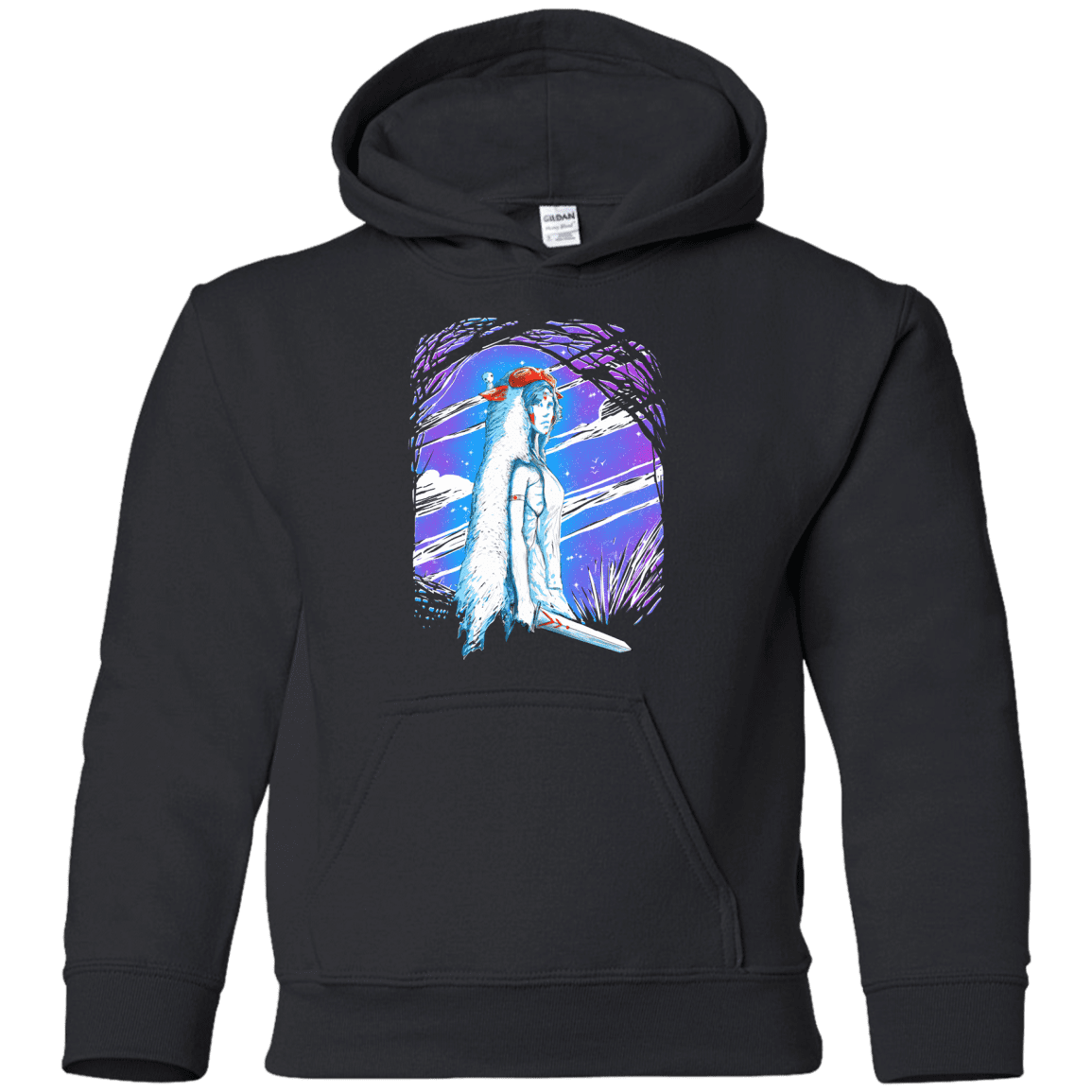 Sweatshirts Black / YS Warrior Princess Youth Hoodie