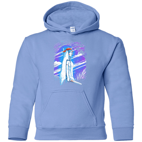 Sweatshirts Carolina Blue / YS Warrior Princess Youth Hoodie