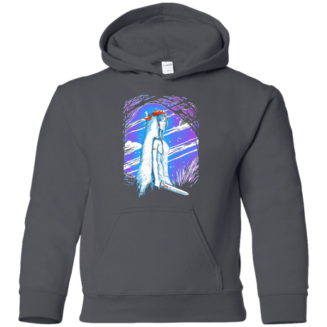 Sweatshirts Charcoal / YS Warrior Princess Youth Hoodie