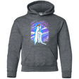 Sweatshirts Dark Heather / YS Warrior Princess Youth Hoodie