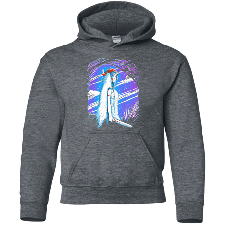 Sweatshirts Dark Heather / YS Warrior Princess Youth Hoodie