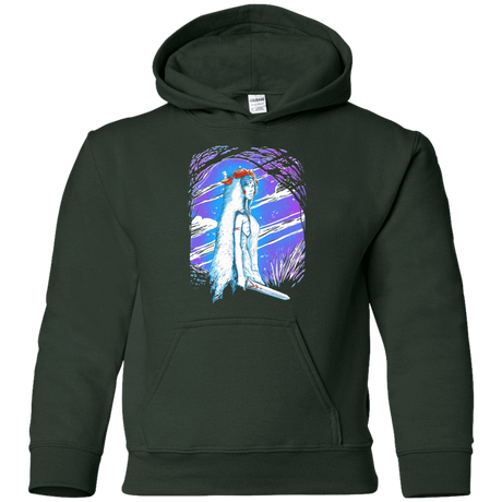Sweatshirts Forest Green / YS Warrior Princess Youth Hoodie