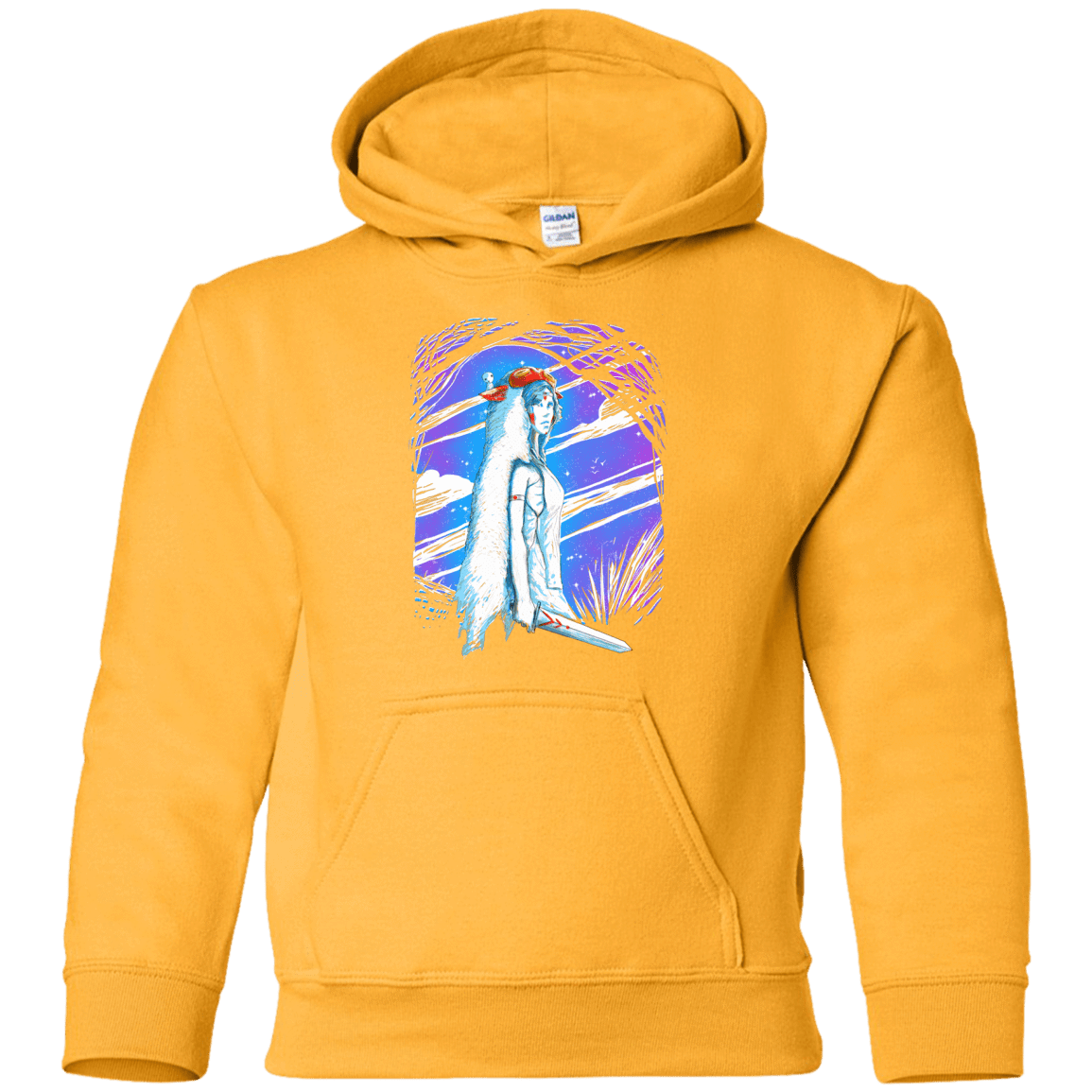Sweatshirts Gold / YS Warrior Princess Youth Hoodie