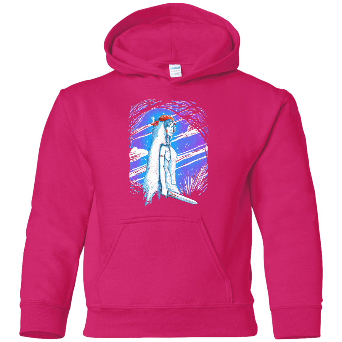 Sweatshirts Heliconia / YS Warrior Princess Youth Hoodie