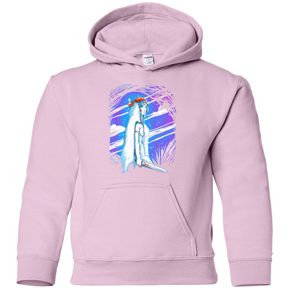Sweatshirts Light Pink / YS Warrior Princess Youth Hoodie