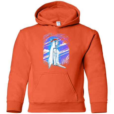 Sweatshirts Orange / YS Warrior Princess Youth Hoodie