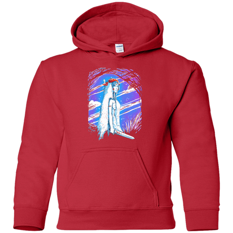 Sweatshirts Red / YS Warrior Princess Youth Hoodie
