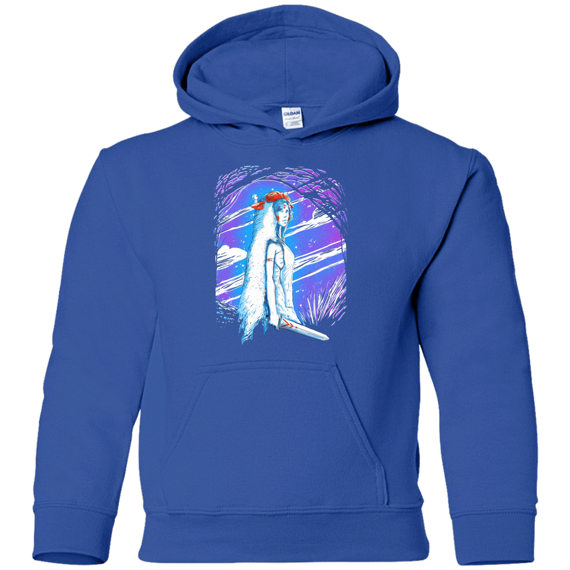 Sweatshirts Royal / YS Warrior Princess Youth Hoodie