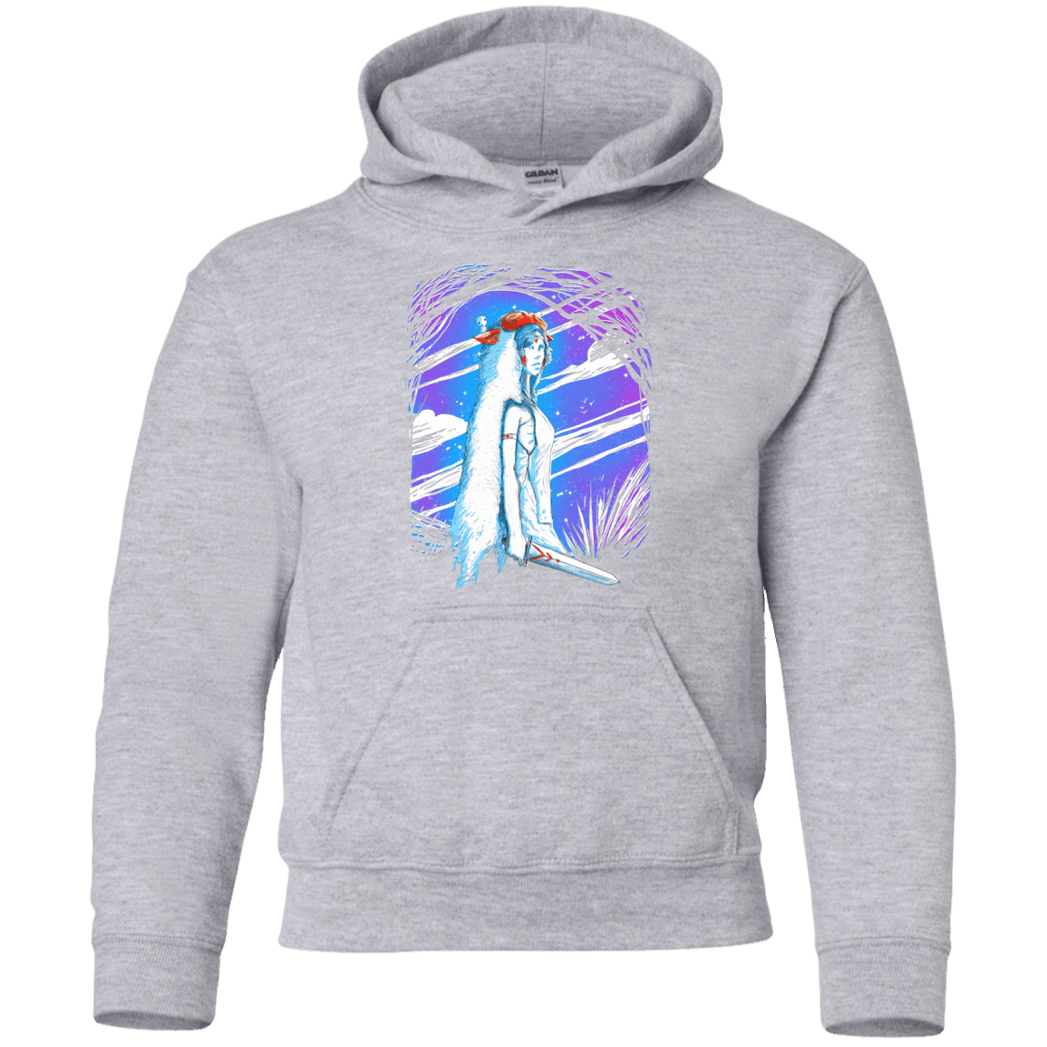 Sweatshirts Sport Grey / YS Warrior Princess Youth Hoodie
