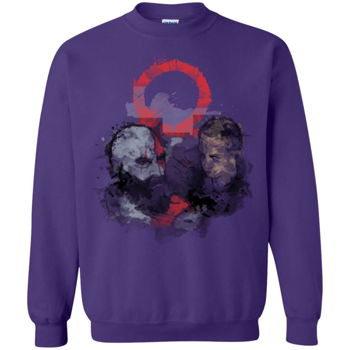 Sweatshirts Purple / S WARTER COLOR Crewneck Sweatshirt